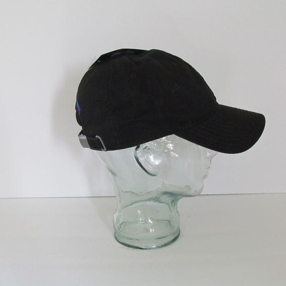 US POLO ASSN. Women's Black Adjustable Strap Baseball Hat with Blue Logo - NWT - Picture 4 of 4